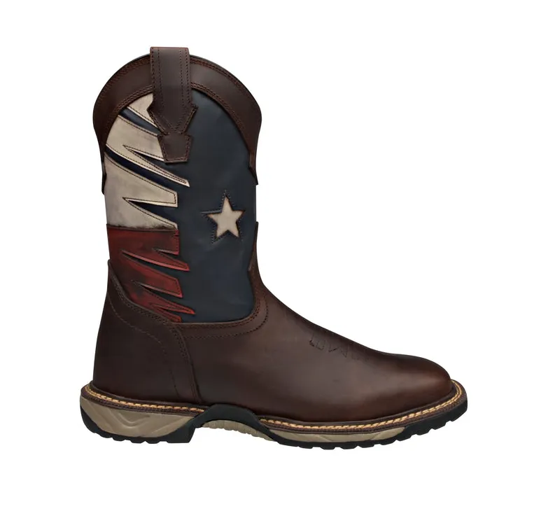 TEX - Cebu Men’s Patriot Soft Toe Work Boot - Cafe