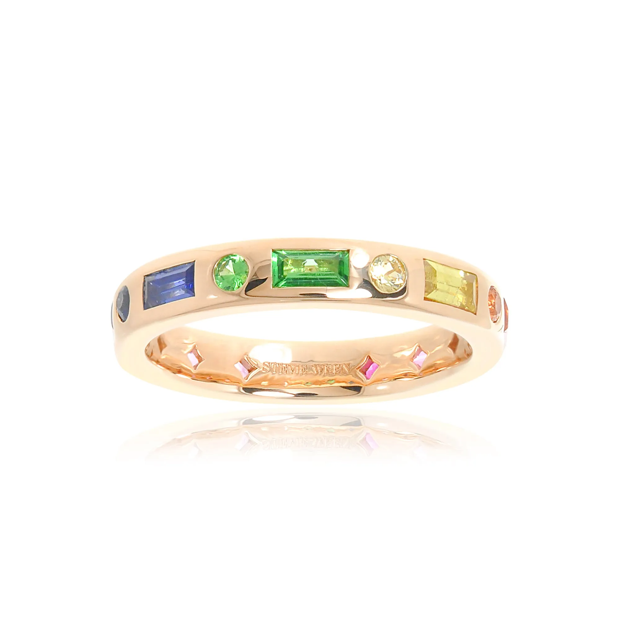 The Moxie 18K Gold Eternity Band