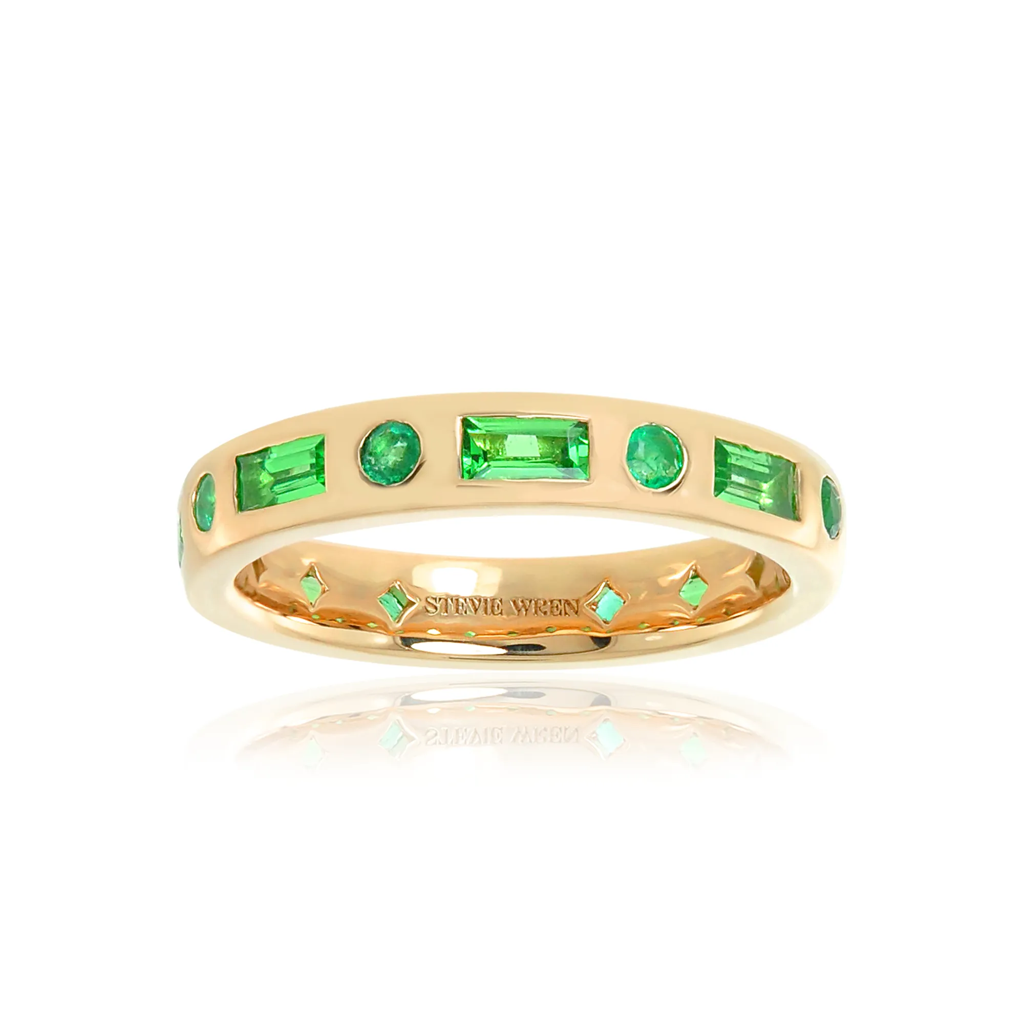 The Moxie 18K Gold Eternity Band