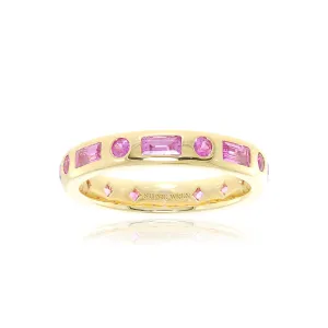 The Moxie 18K Gold Eternity Band