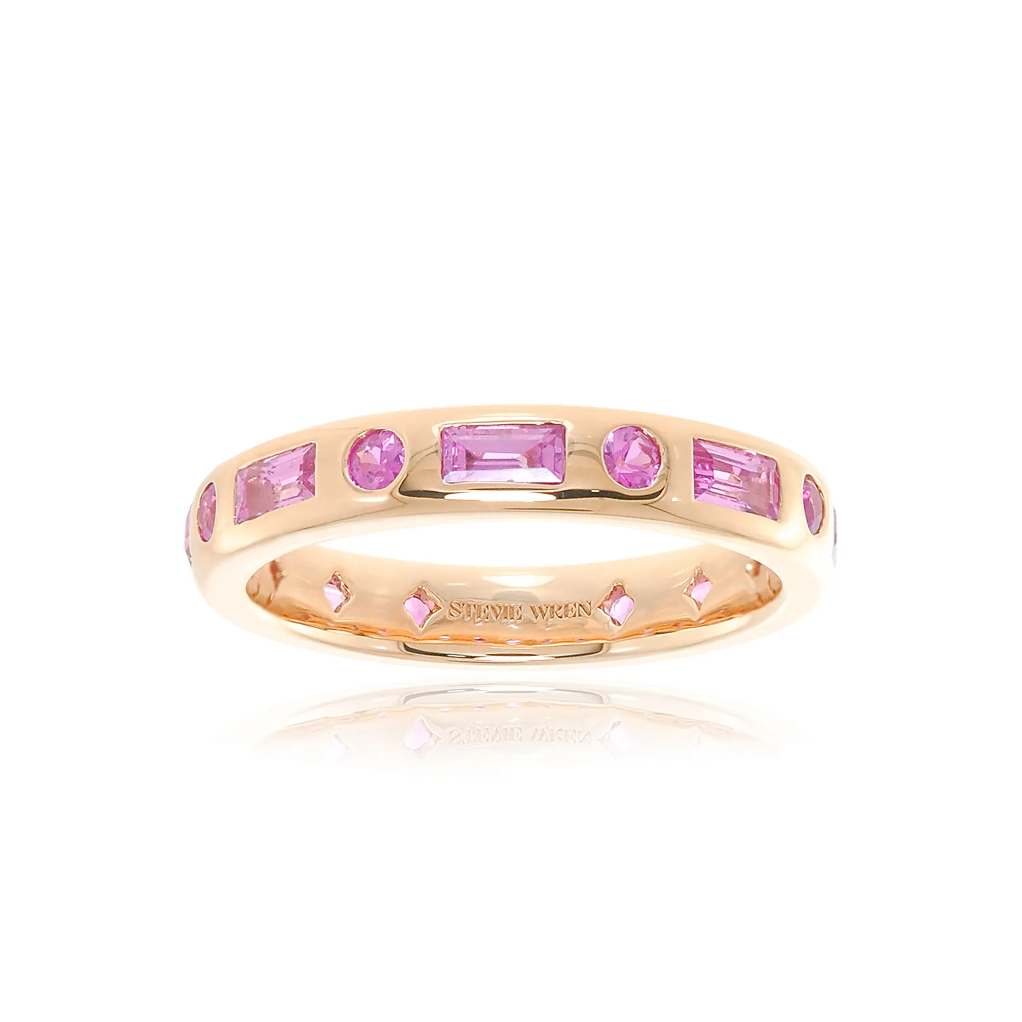 The Moxie 18K Gold Eternity Band