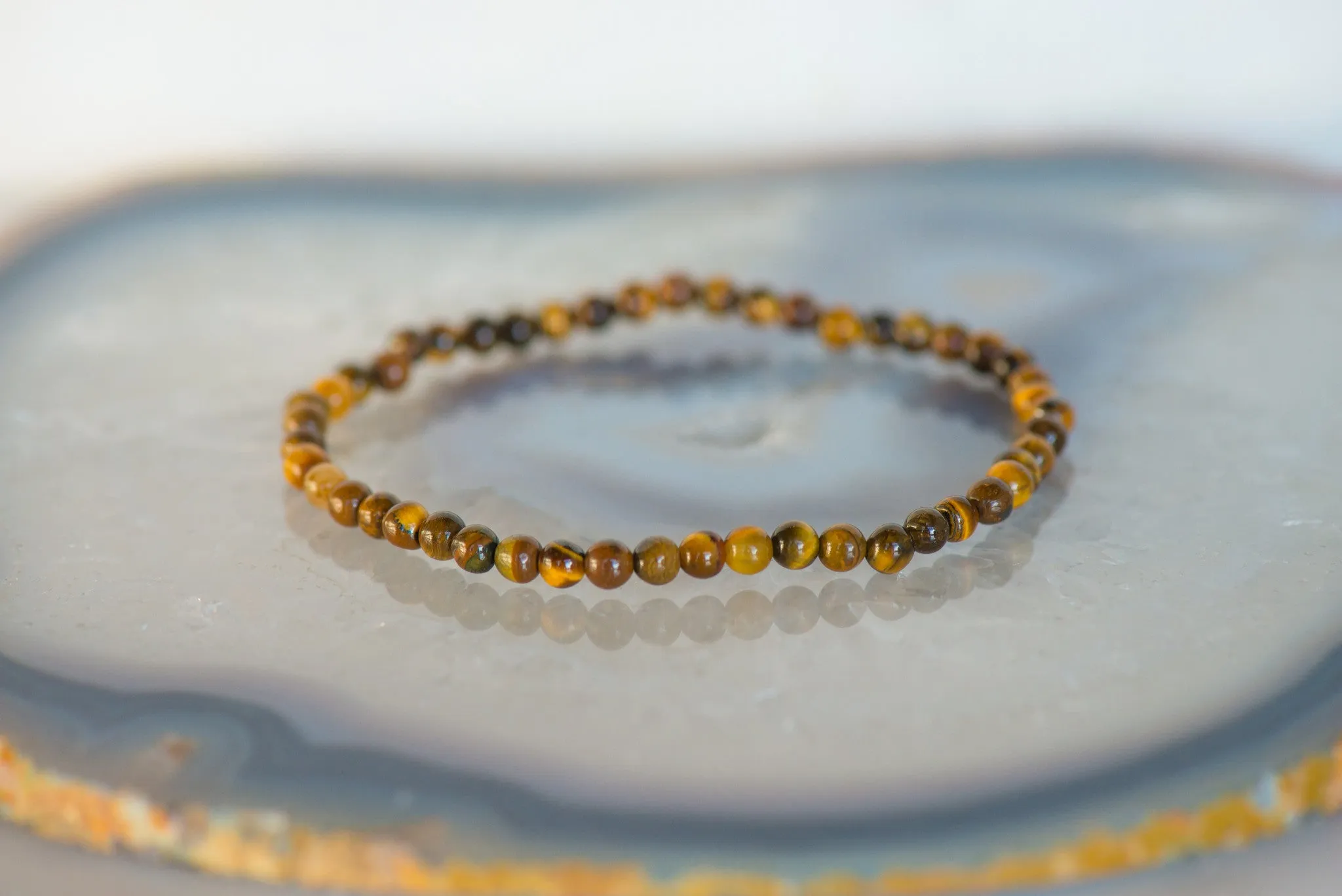 Tigers Eye Dainty Bracelet