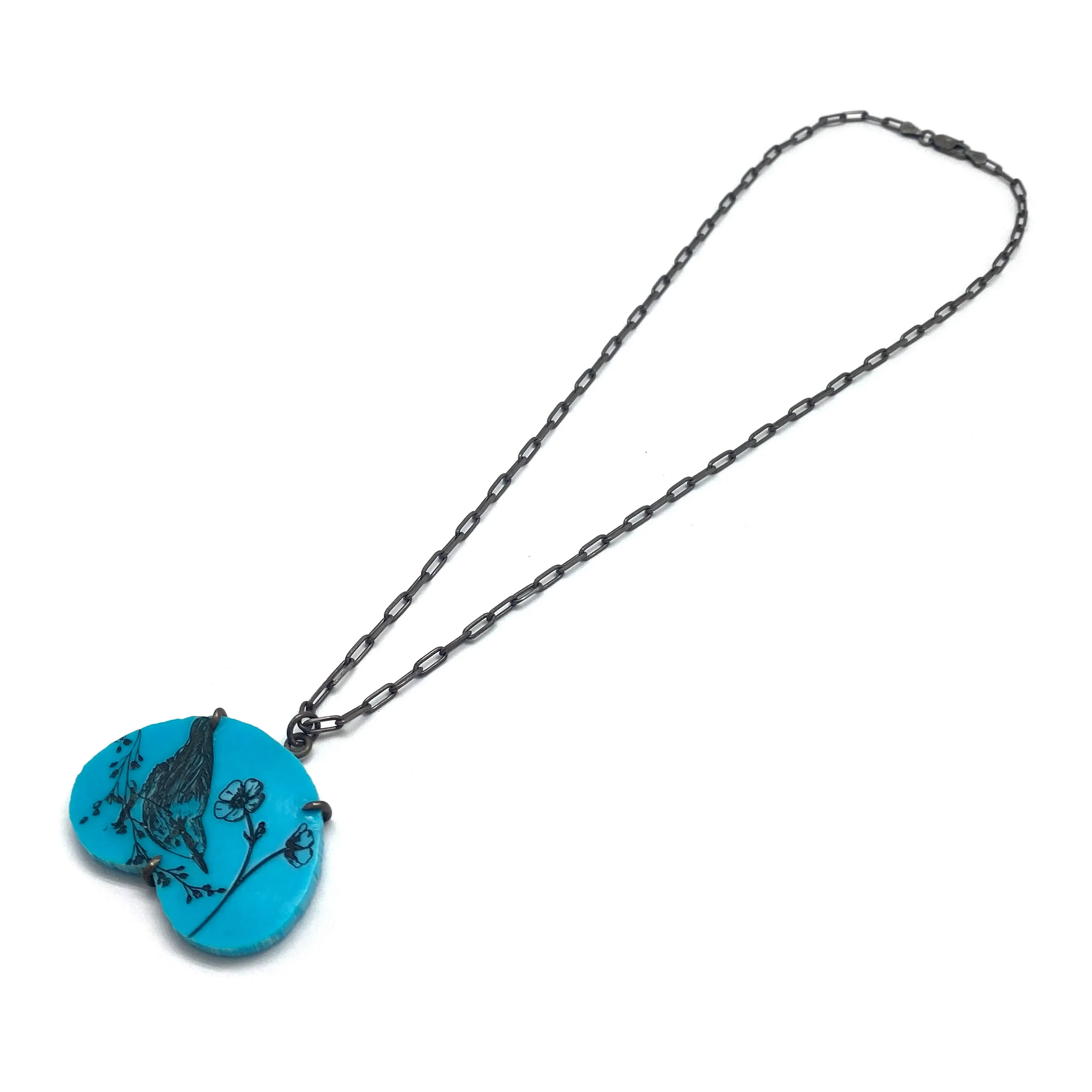 Turquoise Bird Pendant