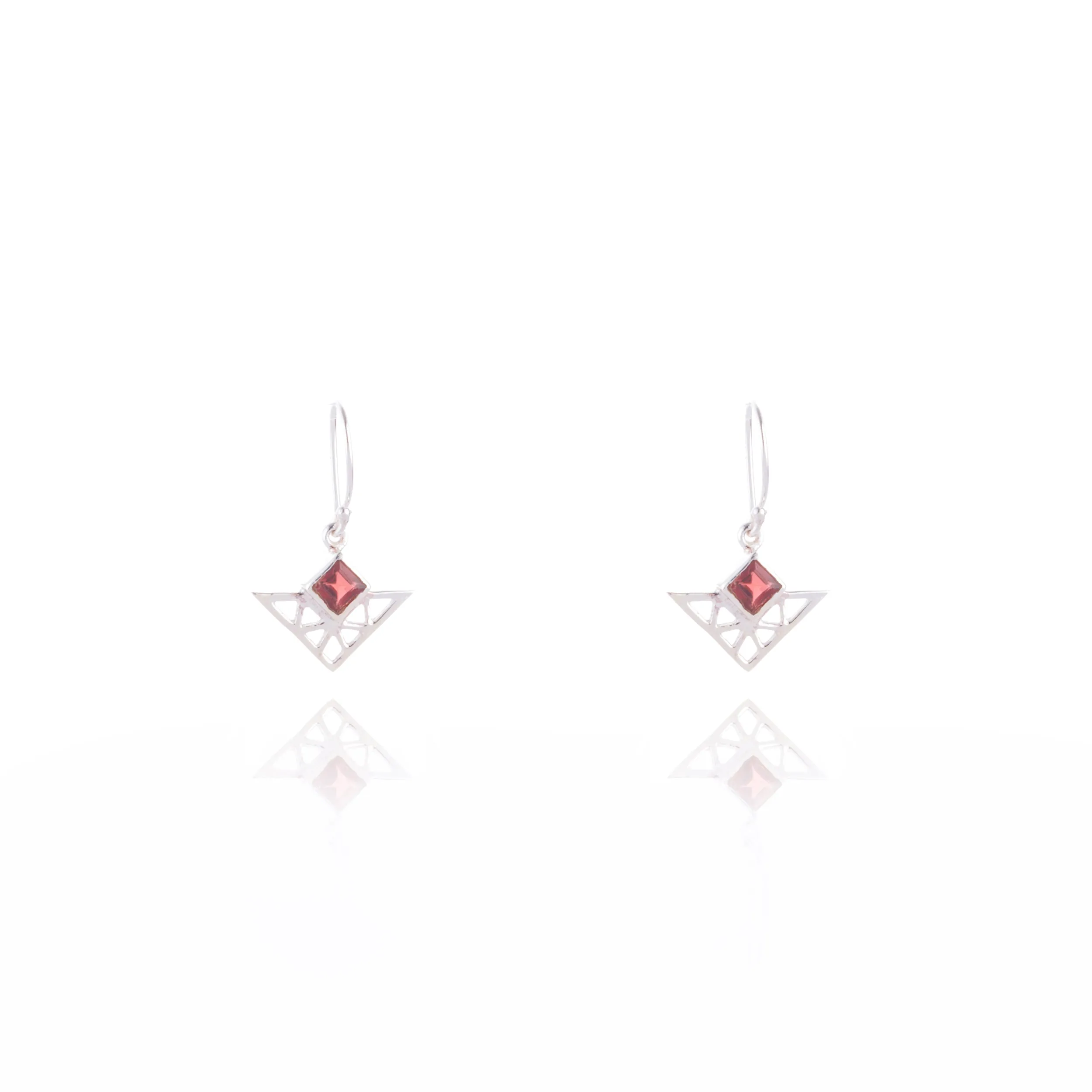 Vidhi Earrings, Sterling Silver