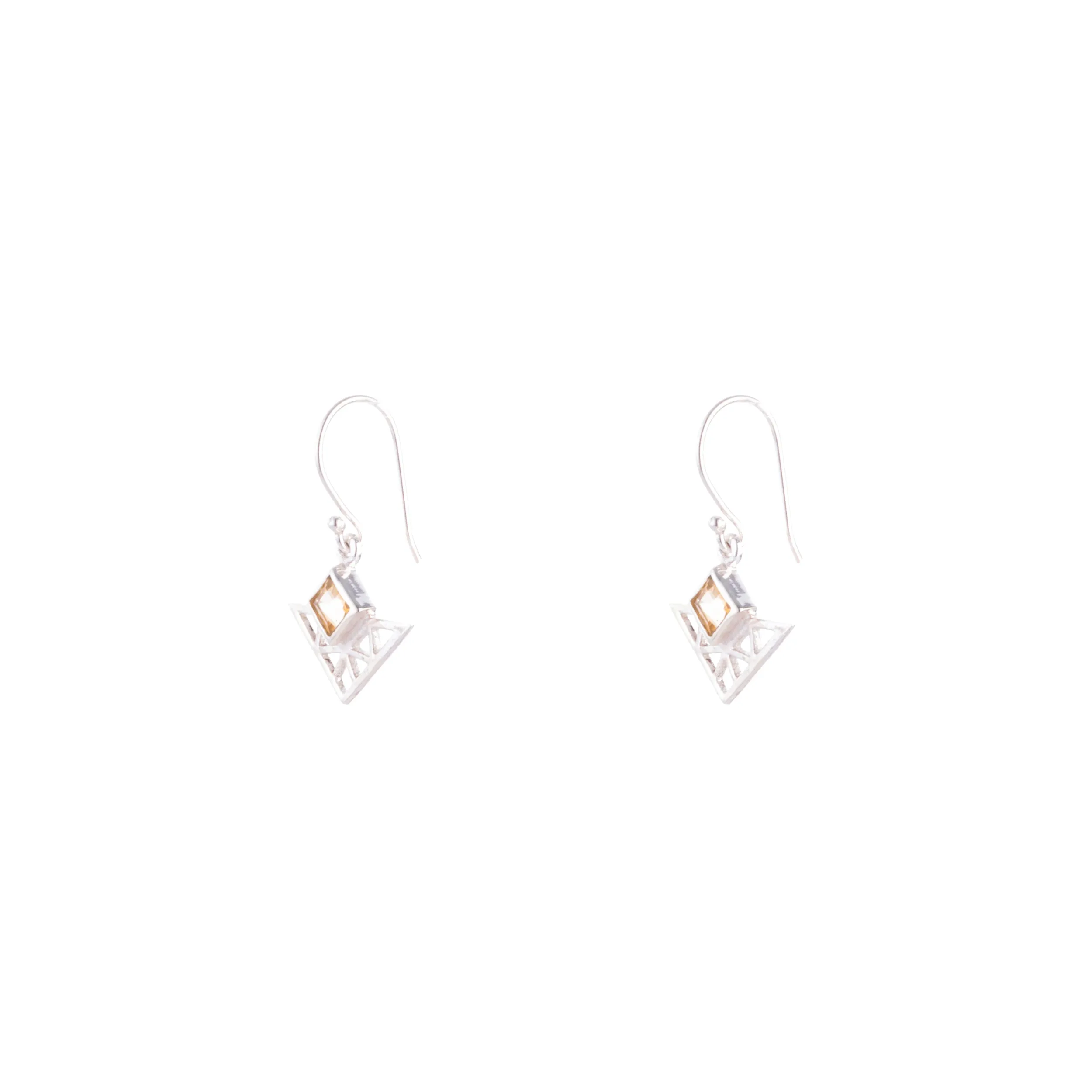 Vidhi Earrings, Sterling Silver