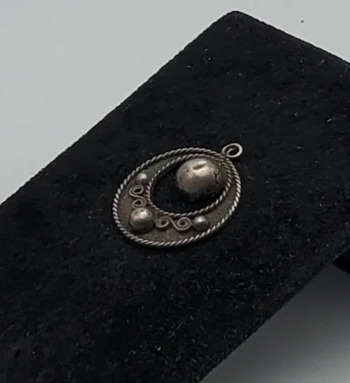 Vintage Handmade Sterling Silver Pendant