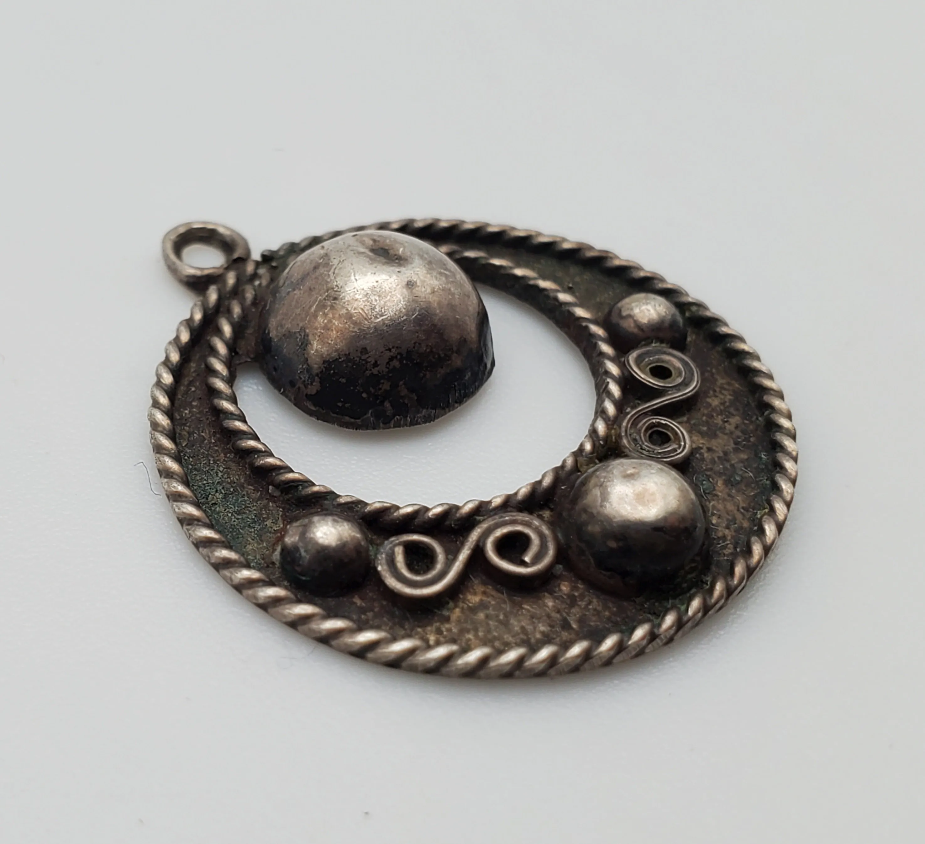 Vintage Handmade Sterling Silver Pendant