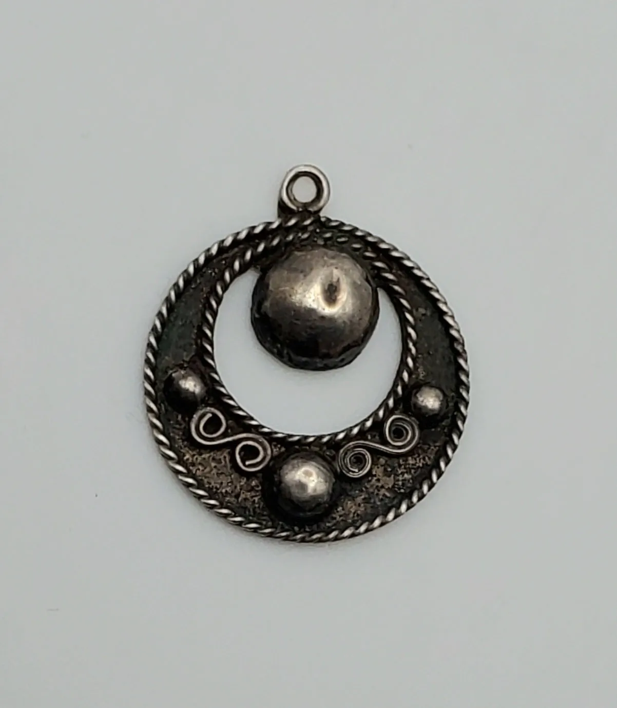 Vintage Handmade Sterling Silver Pendant