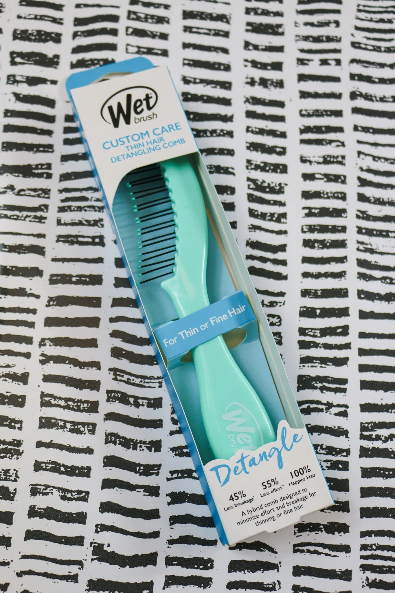 Wet Brush Thin Hair Detangling Comb - Neo Mint