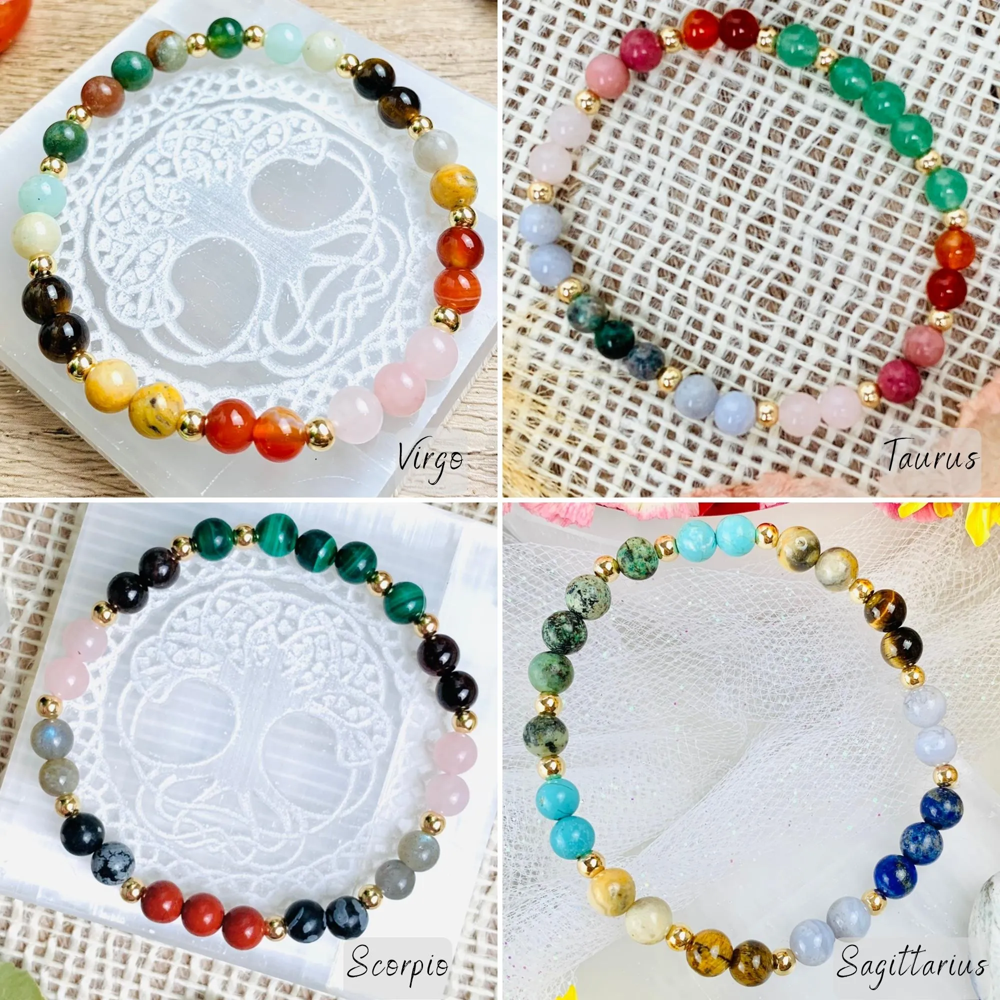 Wholesale Zodiac Crystal Bracelets Starter Set