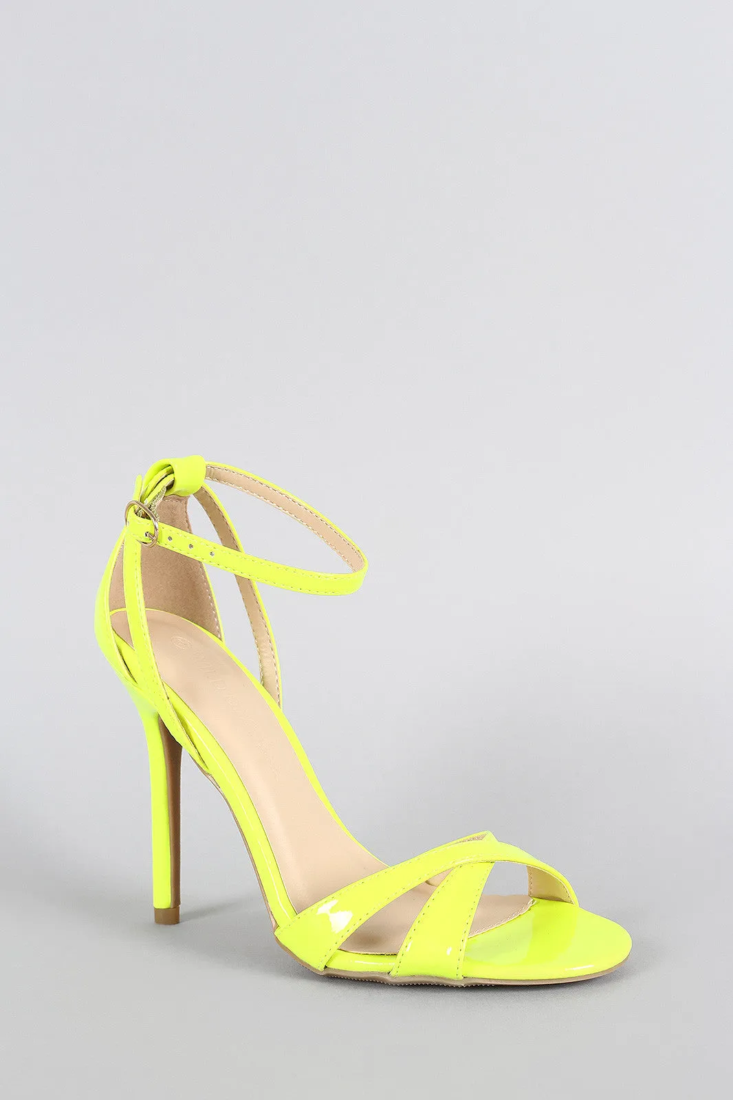 Wild Diva Lounge Classy Neon Open Toe Heel