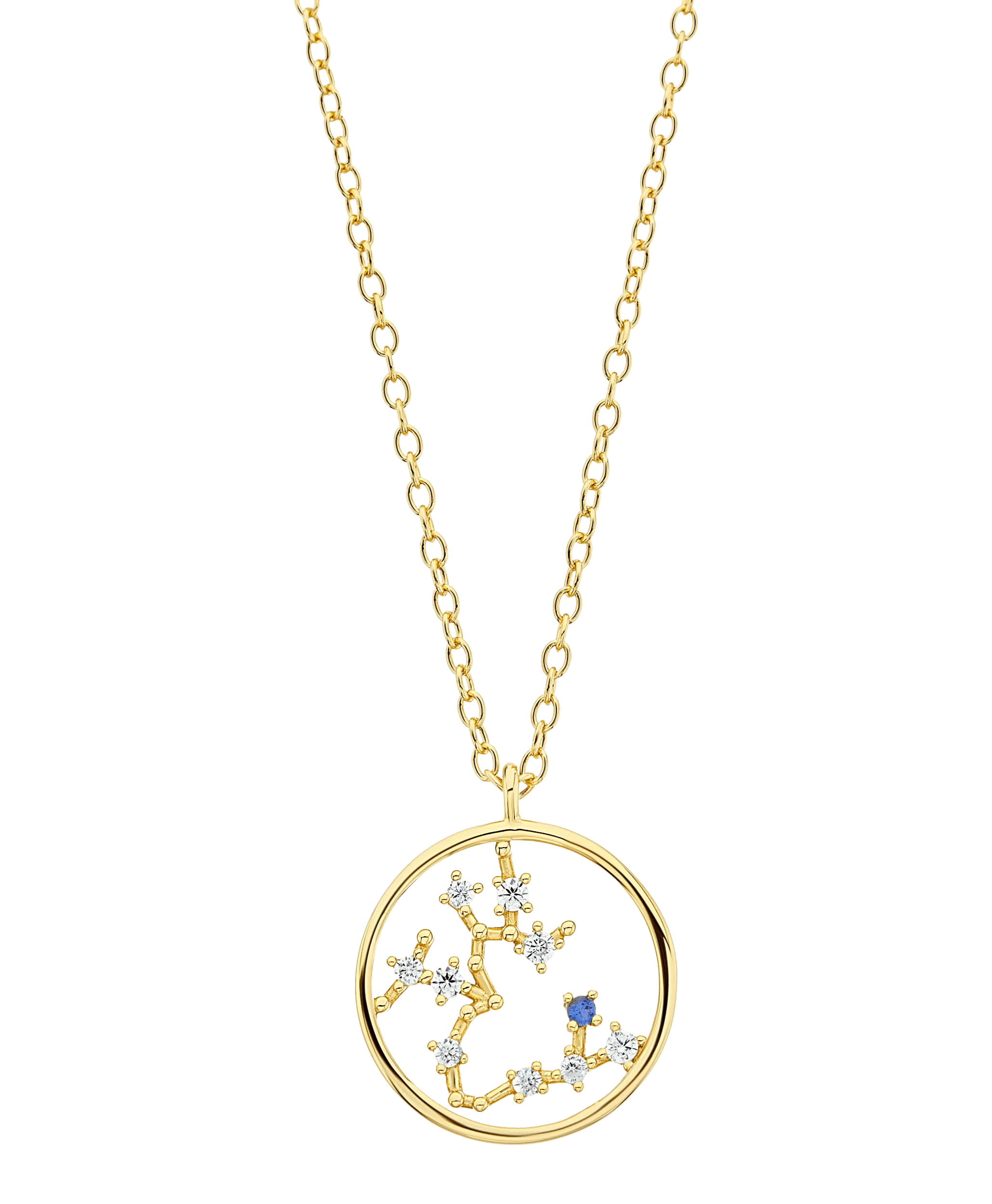 Zodiac Necklace Sagittarius 18ct Gold Plated